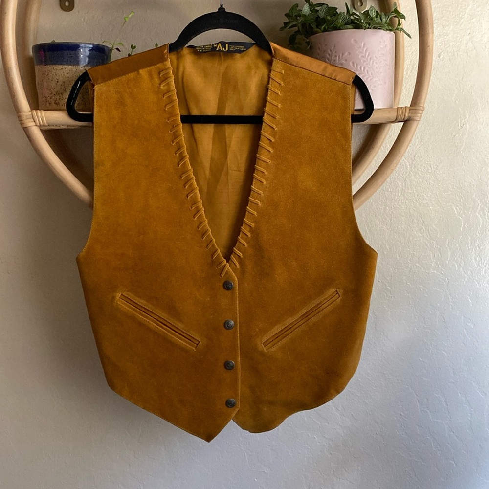 VTG Genuine Leather Vest
